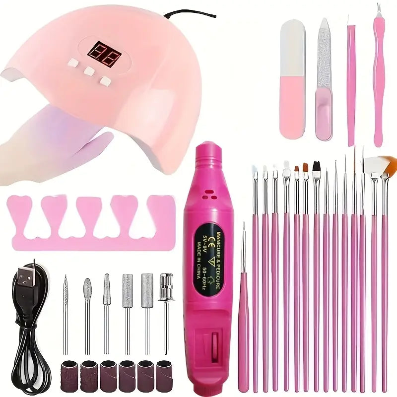 Premium Set za Manikir i Pedikir – Nail Art Kit